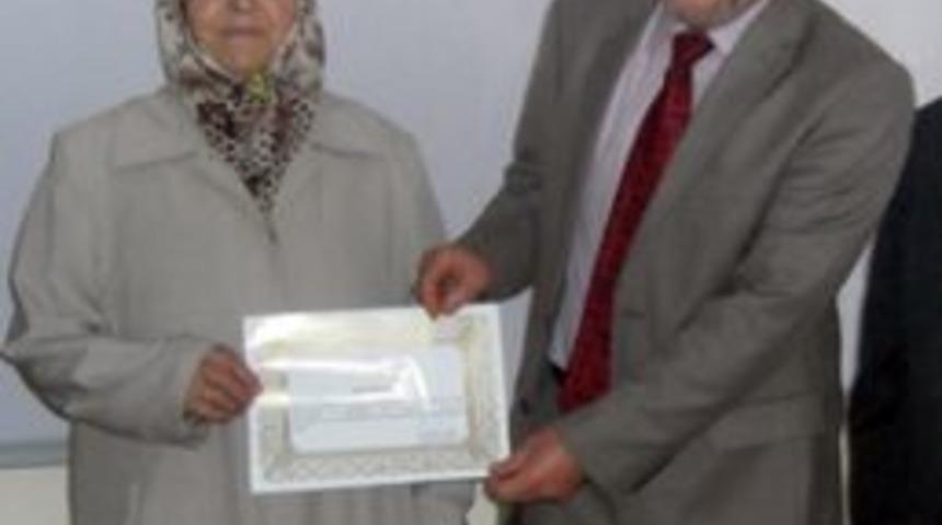 Hayırsever Hatice Şahin, Kur'an Kursuna Daire Bağışladı