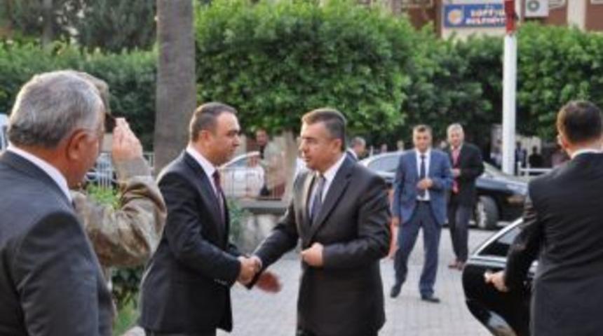 Vali Celalettin Lekesiz'den Kaymakam Soyt&uuml;rk'e "hayırlı Olsun" Ziyareti