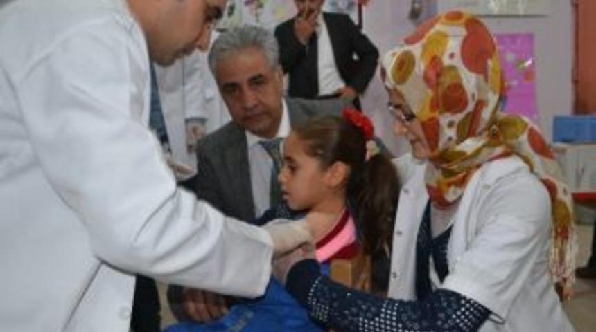 Hilvan&rsquo;da &Ouml;ğrenciler Aşı Oldu