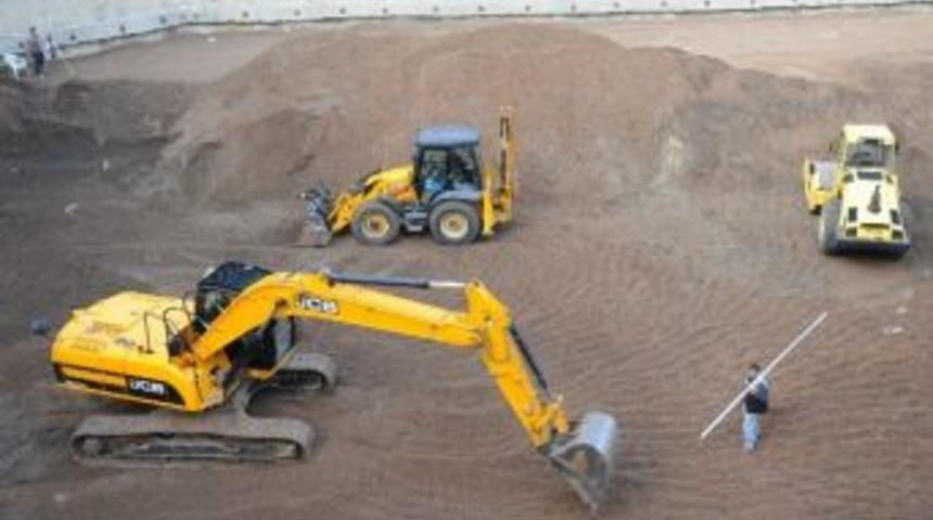 Santral Kavşağına Yeni Otopark Yapılıyor