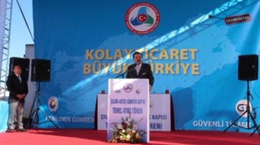 Aktaş Sınır Kapısı Temel Atma T&ouml;reni