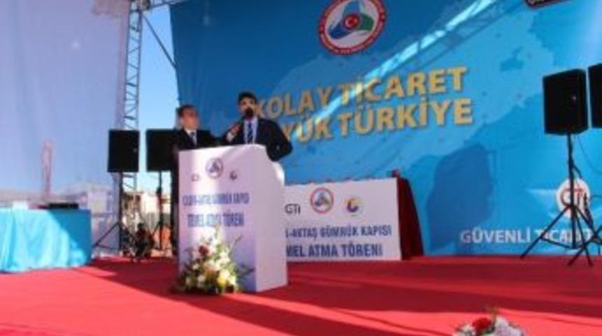 Aktaş Sınır Kapısı Temel Atma T&ouml;reni