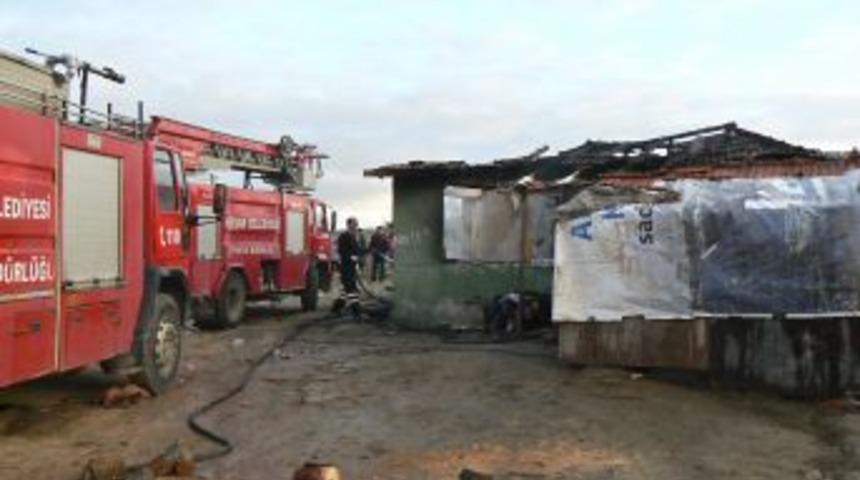 Keşan&rsquo;da Yangın: 1 Yaralı