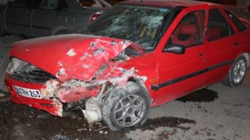 Kaza yaptı, İstiklal Marşı okudu