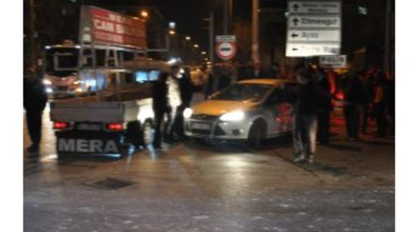 Kazadan Sonra &Ccedil;ıkan Kavga Kameraya Yansıdı