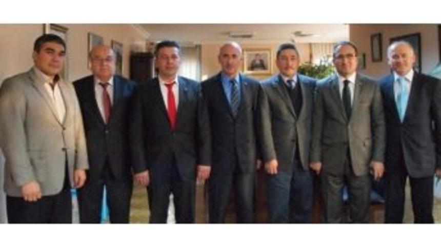 Avrasya İşadamları Forumu Hazırlıkları Kapsamında B&uuml;y&uuml;kel&ccedil;ilikler Ziyaret Edildi