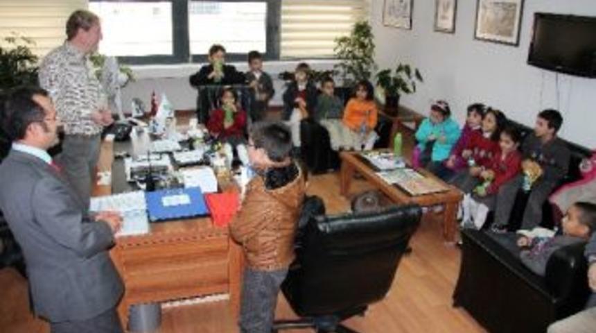 Minik &Ouml;ğrencilerden Belediyeye Teşekk&uuml;r