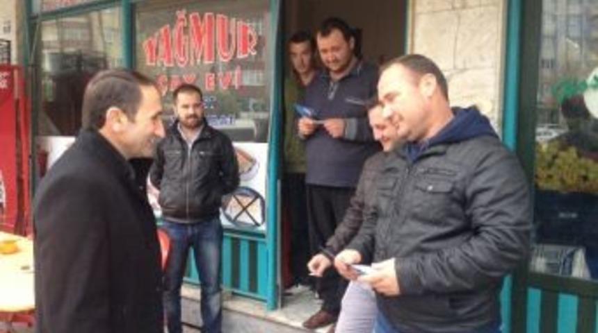 Yegin, Esnaf Ziyaretlerini S&uuml;rd&uuml;r&uuml;yor