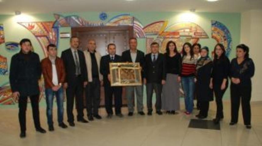 Azerbaycanlı Kursiyerlerden Başkan Han&ccedil;erli&rsquo;ye Ziyaret