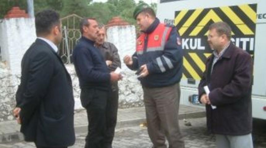 Burhaniye&rsquo;de Okul Servislerine Denetim