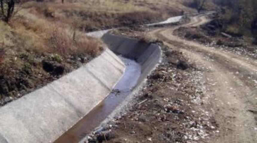 Doğanşehir Sulama Birliği 15 Kilometre Kanal Yeniledi