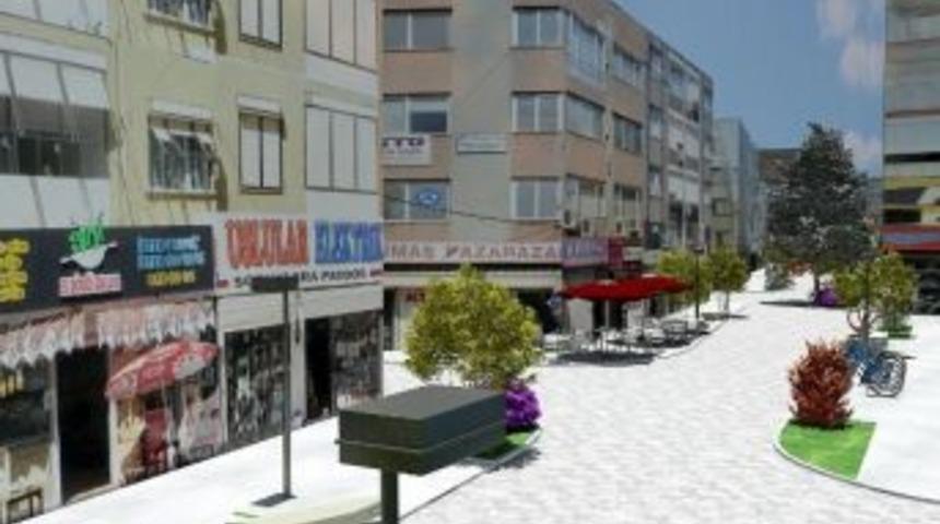 Aliağa Yayalaştırılmış Modern Bir &Ccedil;arşıya Kavuşuyor