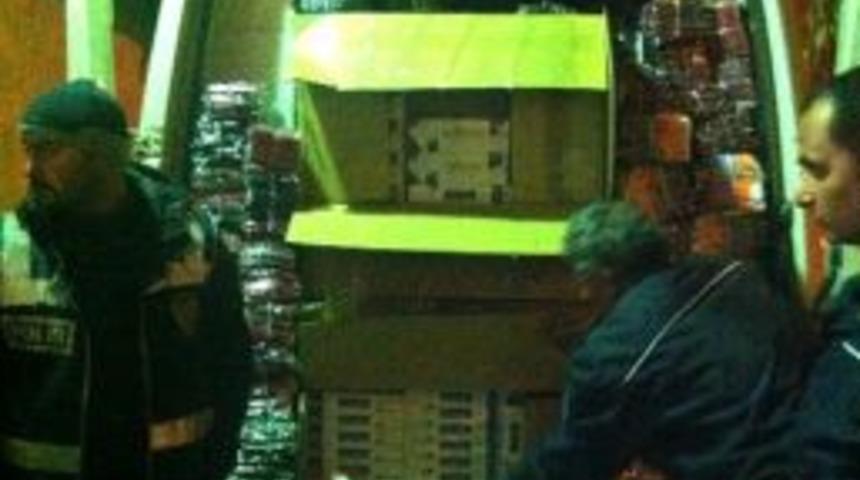 Pasinler&rsquo;de 25 Bin Paket Ka&ccedil;ak Sigara Ele Ge&ccedil;irildi