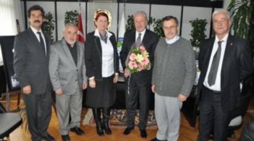 Kıbatek Derneği, Okay&rsquo;ı Ziyaret Etti