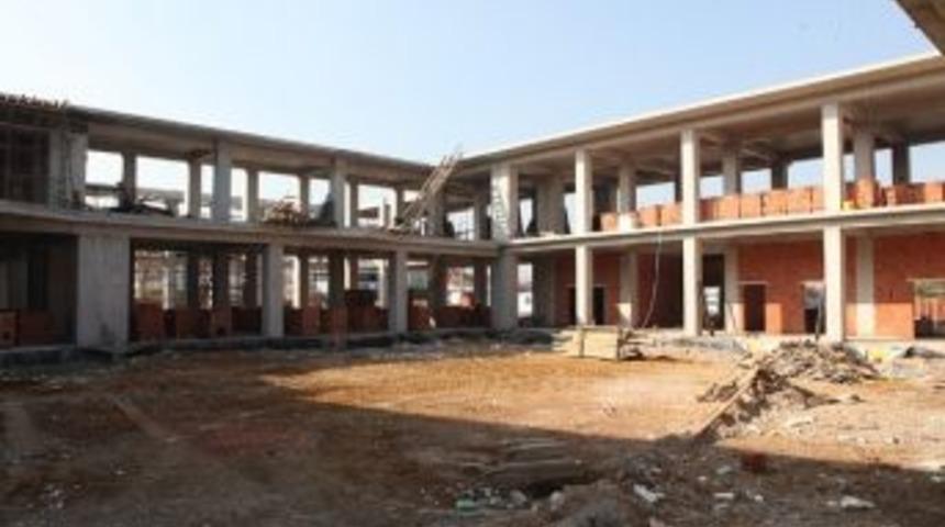 Başkan To&ccedil;oğlu Sgm İnşaatında İncelemede Bulundu