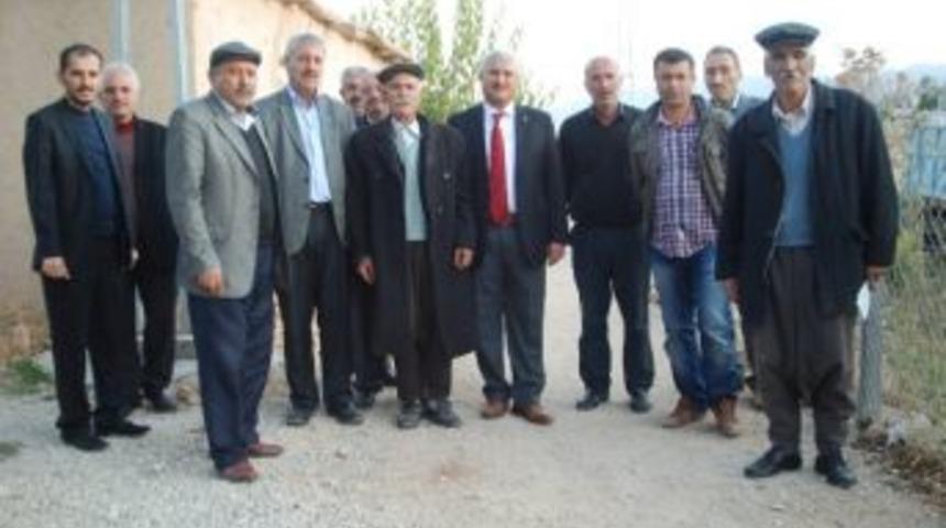 Abuzer Kabakaş, K&ouml;y Ziyaretlerinde Bulundu