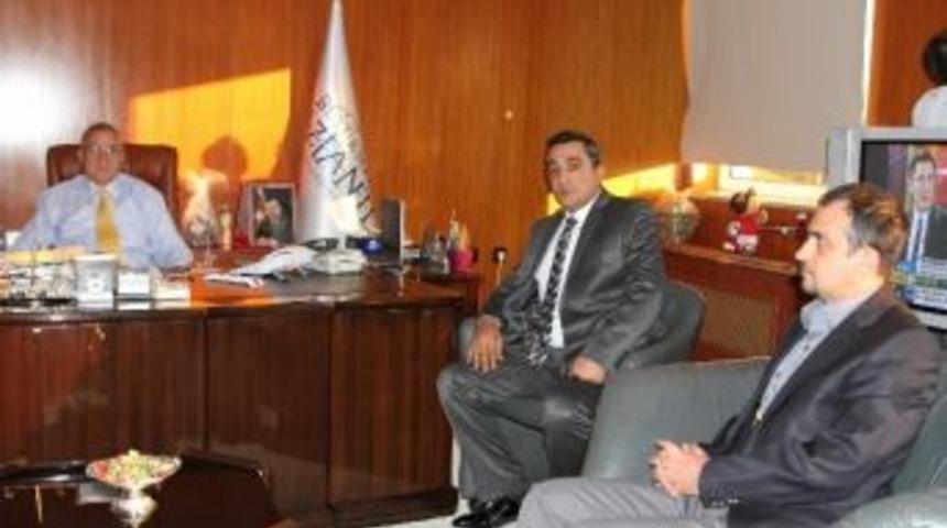 Ayk&uuml;sad'tan Başkan G&uuml;zelbey'e Ziyaret