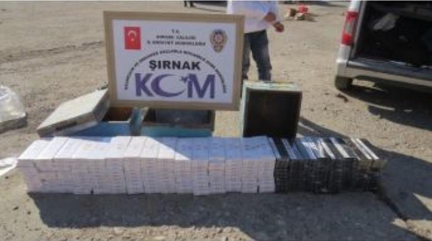 Şırnak'ta 2 Bin 300 Paket Ka&ccedil;ak Sigara Ele Ge&ccedil;irildi