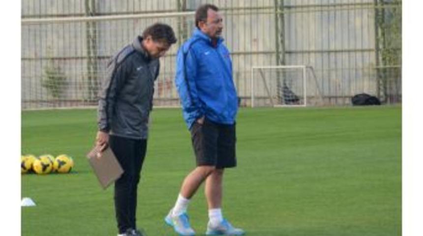 Sergen Yalçın, Ilk Antrenmanına Çıktı