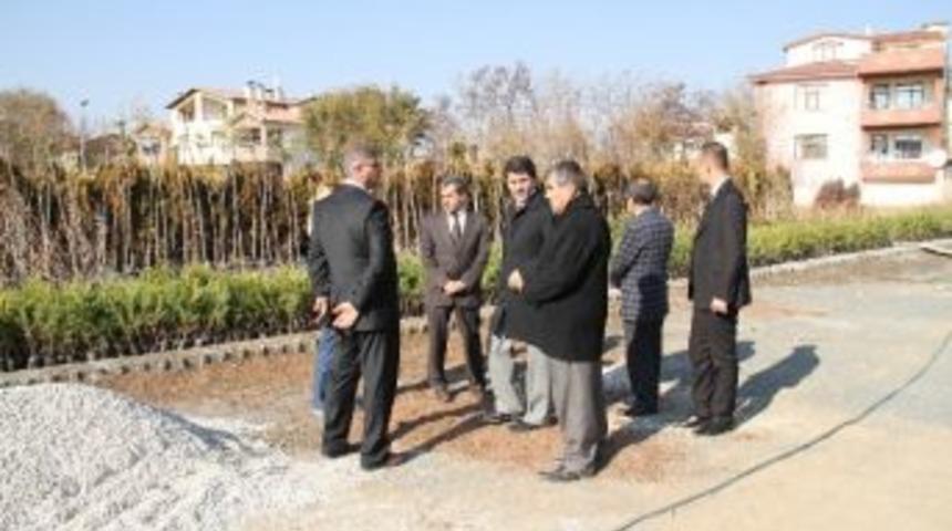 Başkan &Ccedil;akır Bitki Parkını Ziyaret Etti