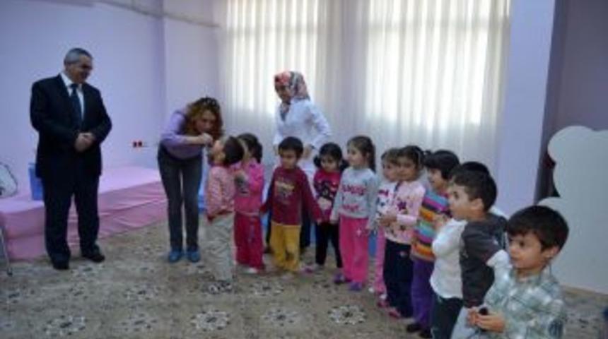 Kozan&rsquo;da &Ccedil;ocuk Felci Aşısı Yapılmaya Başlandı