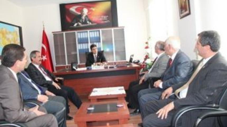 Ak Partili Aday Adaylardan Kaymakam &Ouml;zbek'e Ziyaret