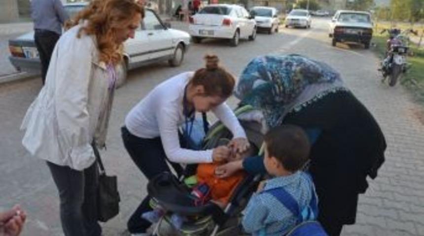 Kozan&rsquo;da &Ccedil;ocuk Felci Aşısı Yapılmaya Başlandı