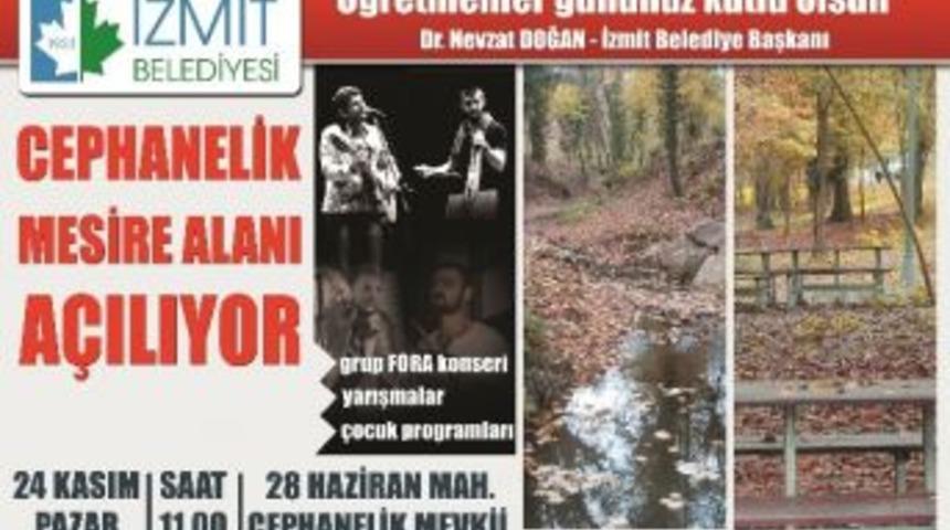 Cephanelik Mesire Alanı Piknikle A&ccedil;ılacak