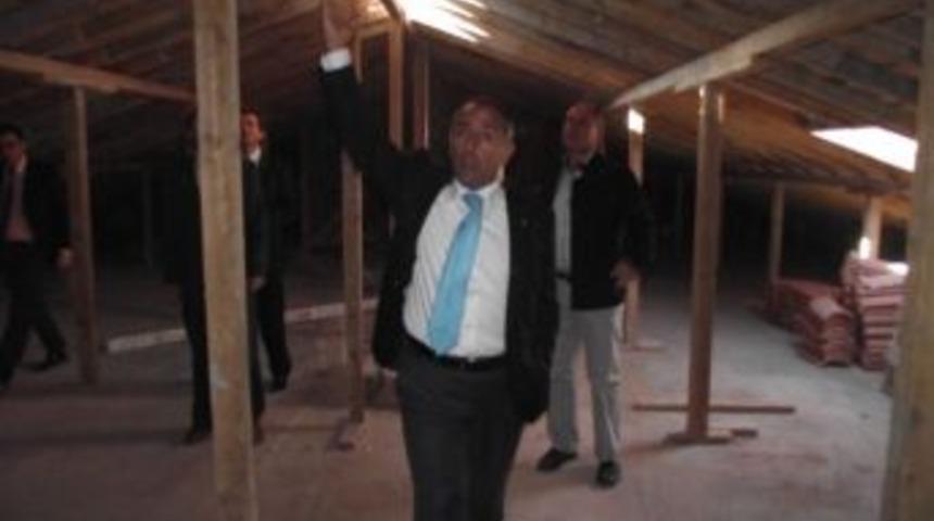 &Ouml;ğrenci Yurdu İnşaatı T&uuml;m Hızıyla S&uuml;r&uuml;yor