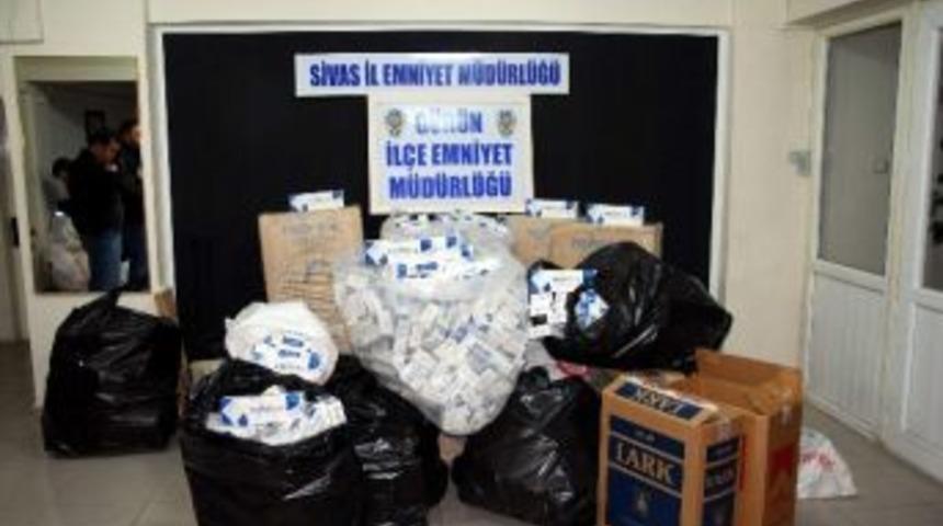 G&uuml;r&uuml;n&rsquo;de 15 Bin Paket Ka&ccedil;ak Sigara Ele Ge&ccedil;irildi