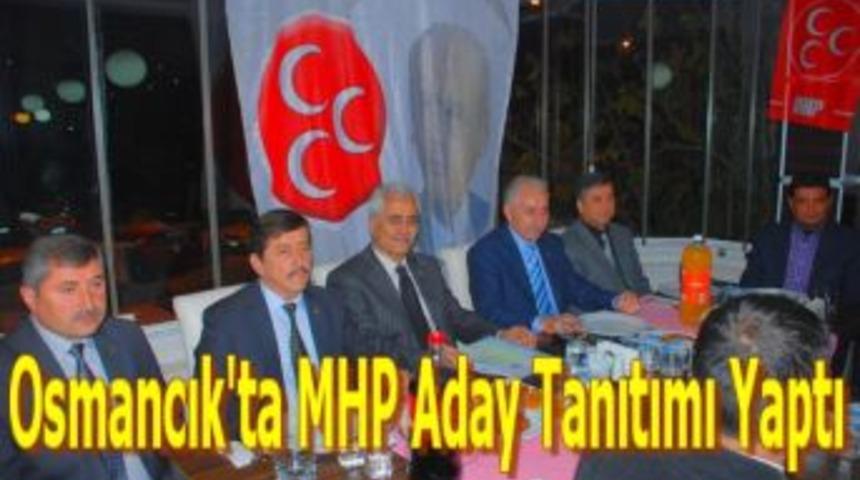 Osmancık'ta MHP aday tanıtımı yaptı