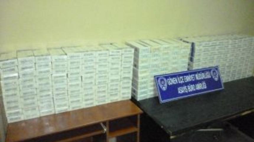 G&ouml;nen'de Ka&ccedil;ak Sigara Operasyonu