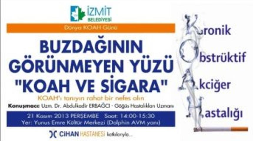 İzmit Belediyesi&rsquo;nden Koah G&uuml;n&uuml;nde Etkinlik