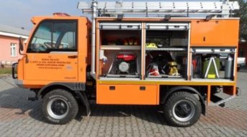 Arama Kurtarma Aracı Alındı