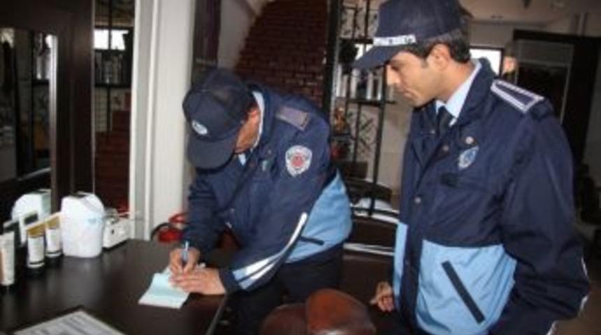 Zabıta Ekipleri Kadın Kuaf&ouml;rlerini Denetledi