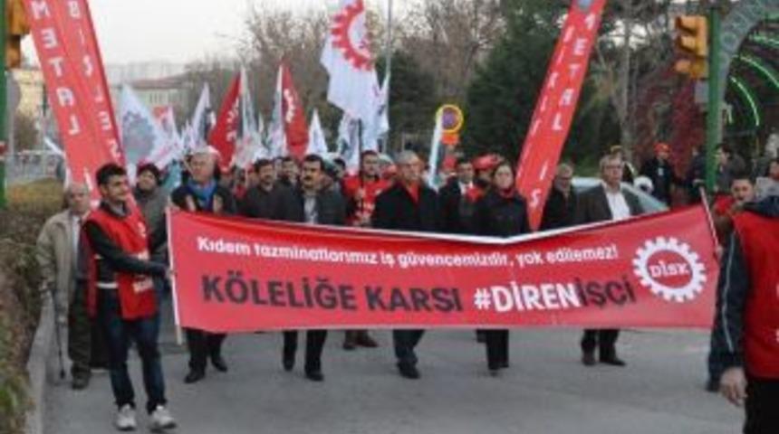 Disk&rsquo;ten Kıdem Tazminatı Eylemi