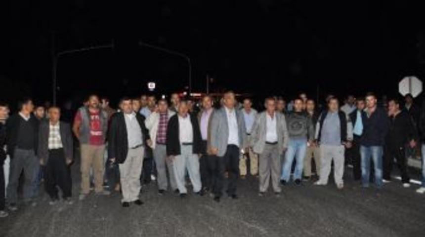 Mersin'de Yol Kapatma Eylemi