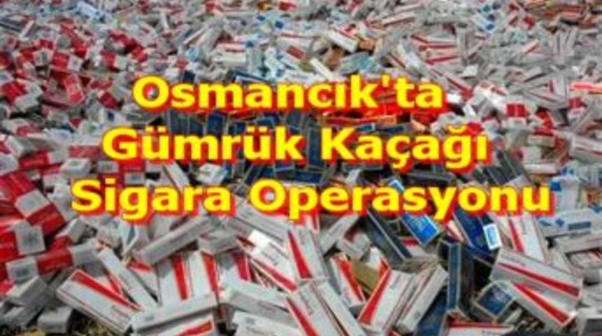 Osmancık'ta g&uuml;mr&uuml;k ka&ccedil;ağı sigara operasyonu