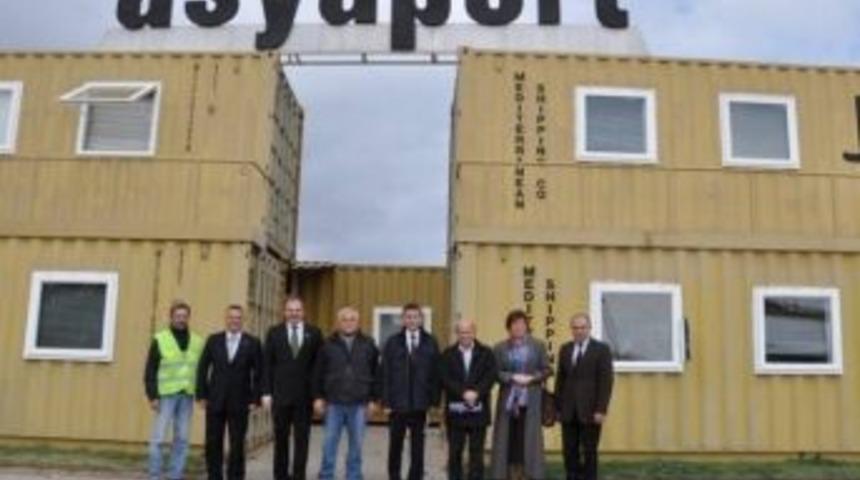 Tekirdağ Belediye Başkanı Asyaport&rsquo; Ta İncelemelerde Bulundu