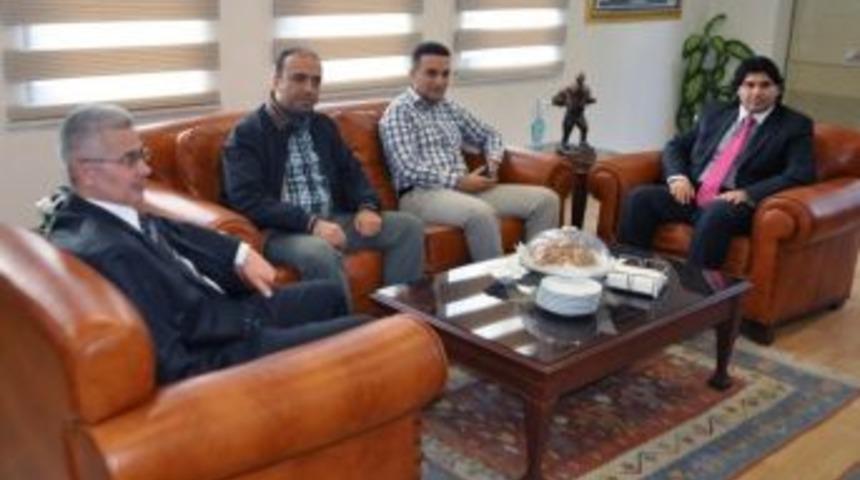 Dershane M&uuml;d&uuml;rleri Başkan Saatcı&rsquo;yı Ziyaret Etti;