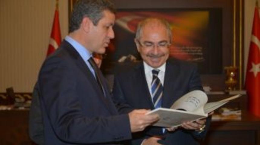 Bulgaristan Burgas Valisi Marinov&rsquo;dan Vali Yaman&rsquo;a Ziyaret