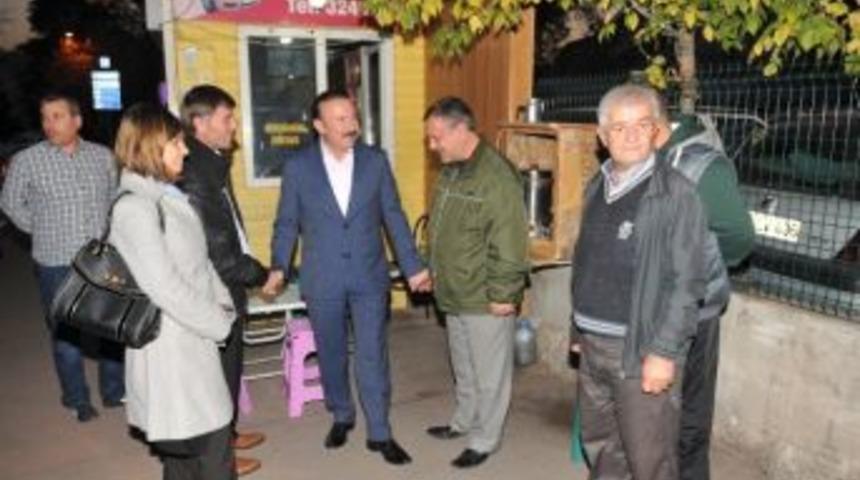 Başkan Doğan, Taksi Duraklarını Ziyaret Etti