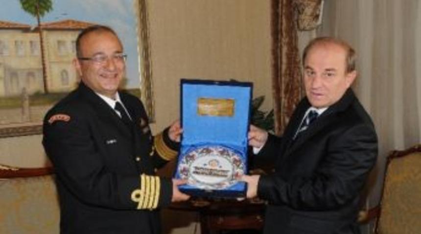 Sahil G&uuml;venlik&rsquo;ten Vali &Ouml;zt&uuml;rk&rsquo;e Ziyaret