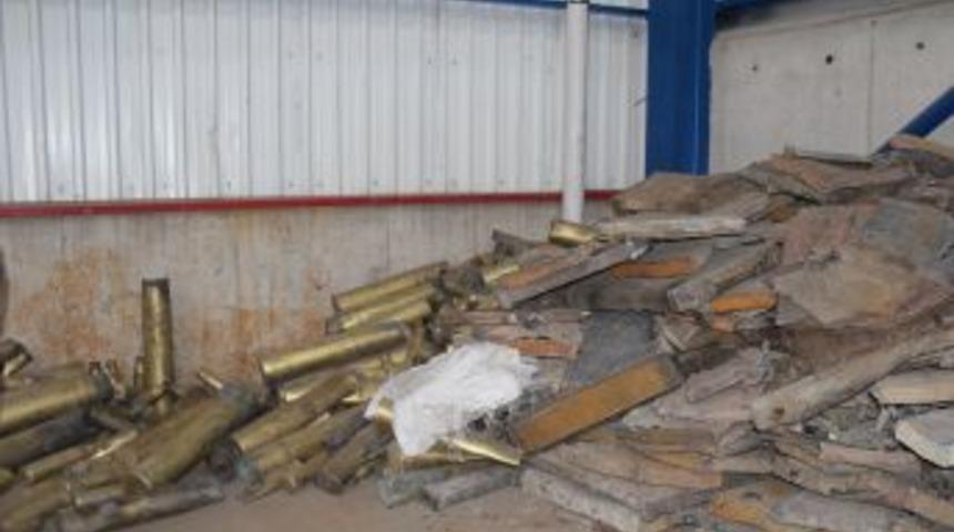 Suriye&rsquo;den Katırla Getirilen Mermi Kovanları, Hurda I&ccedil;inden &Ccedil;ıktı