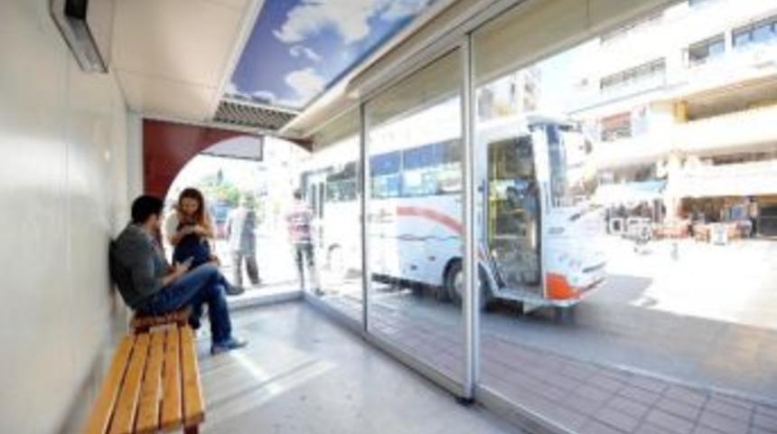 Antalya'da Klimalı Durak Sayısı 34 Oldu