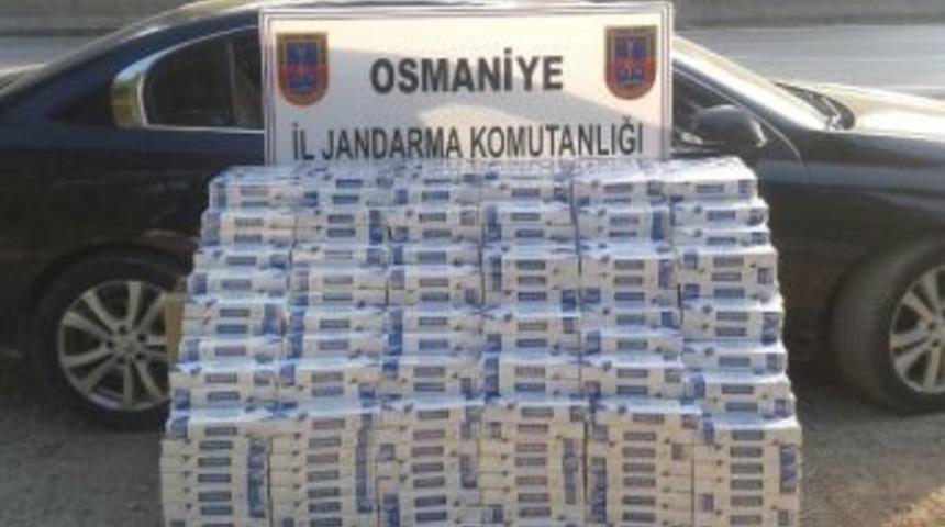 Osmaniye'de 10 Bin Paket Ka&ccedil;ak Sigara Ele Ge&ccedil;irildi