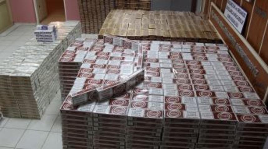 Bakliyat &Ccedil;uvallarında Ka&ccedil;ak Sigara Ele Ge&ccedil;irildi