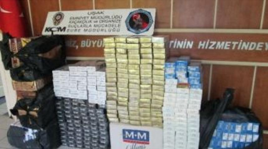 Bakliyat &Ccedil;uvallarında 60 Bin 500 Paket Ka&ccedil;ak Sigara