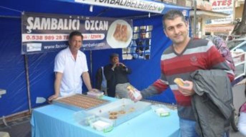 Emekliliği Şambali Dağıtarak Kutladı