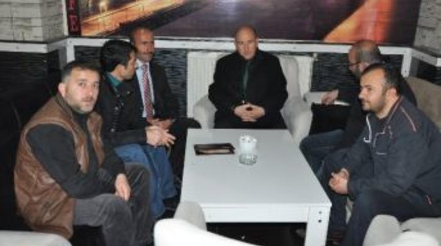 M&uuml;d&uuml;r Erim Patnos Gazeteciler Derneği&rsquo;ni Ziyaret Etti